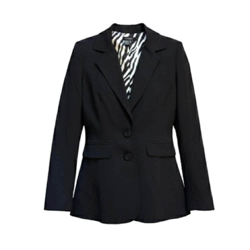 Sandro Sportswear Women’s Single Breasted Classic Black Blazer Size Small
